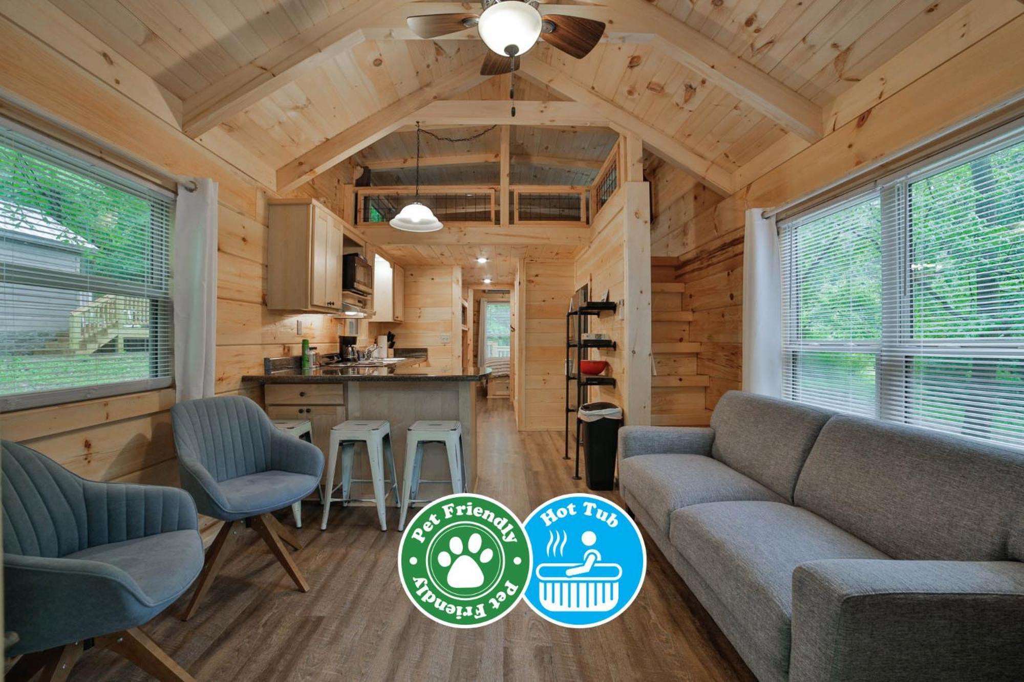 Lena Cabin Wooded Tiny Cabin - Hot Tub Chattanooga Exterior foto
