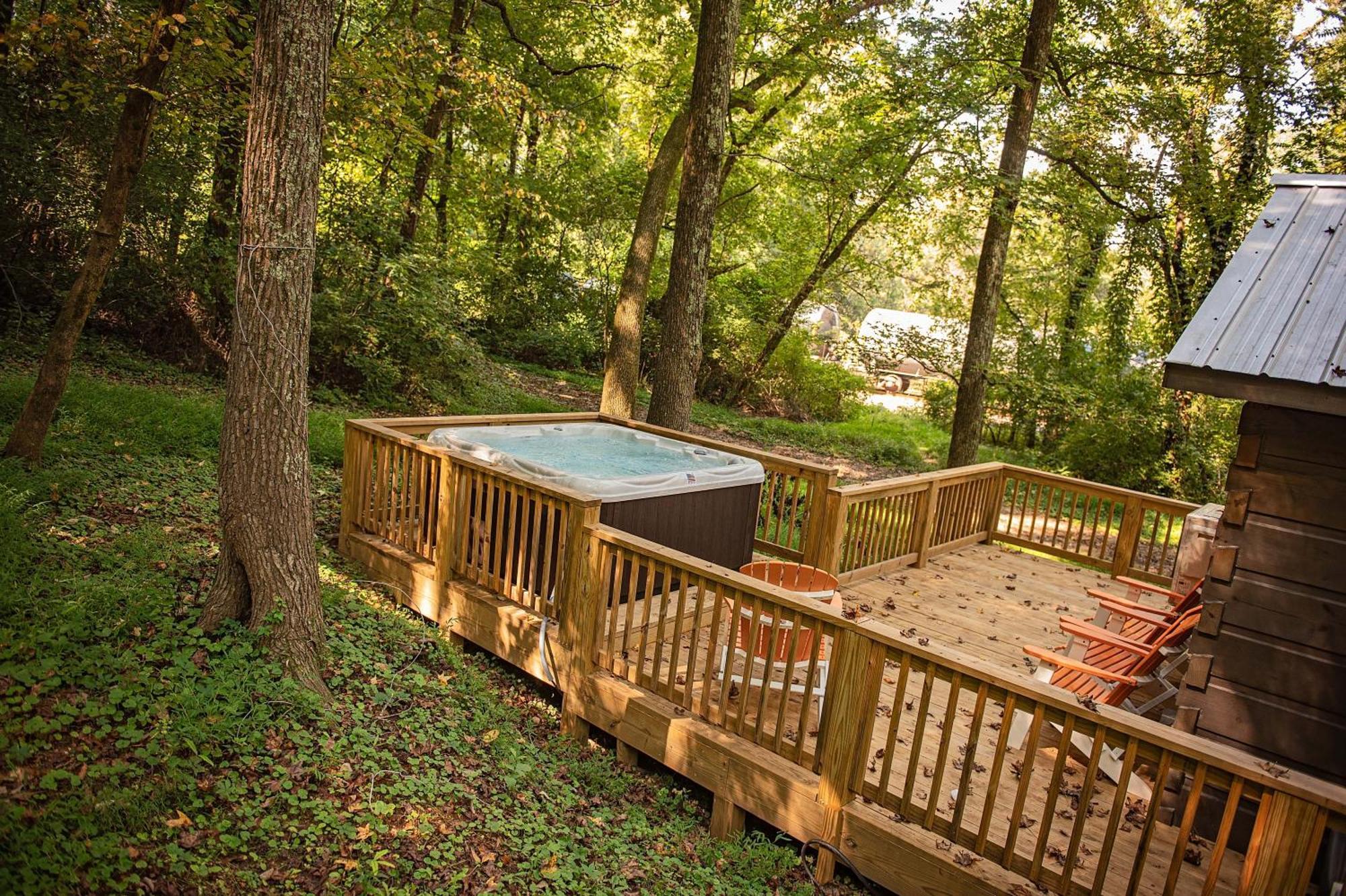Lena Cabin Wooded Tiny Cabin - Hot Tub Chattanooga Exterior foto